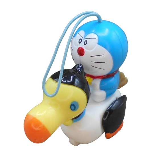 Doraemon Riding Kurajo (Dodo) Pullback Toy Japan Anime RARE Ships from US - Picture 1 of 7